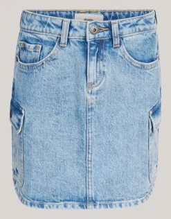 Shoeby Denim Cargo Rok Blauw< Rokken