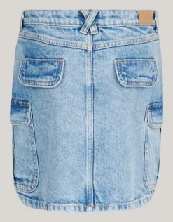 Shoeby Denim Cargo Rok Blauw< Rokken