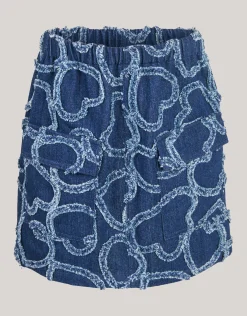 Shoeby Denim Cargo Rok Donkerblauw< Rokken
