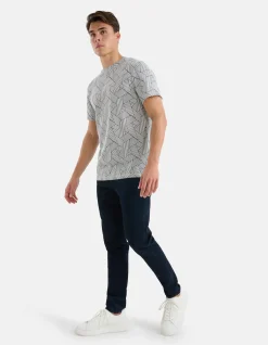 Shoeby Denim Chino Donkerblauw L32<Heren Jeans