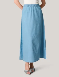 Shoeby Denim Maxi Rok<DAMES Rokken