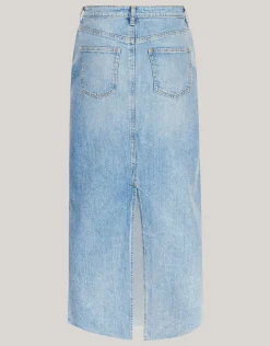 Shoeby Denim Midi Rok<DAMES Rokken