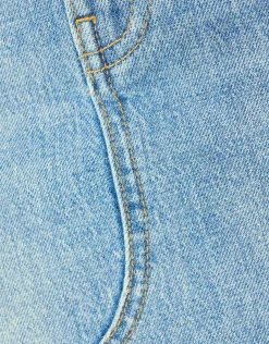 Shoeby Denim Midi Rok<DAMES Rokken