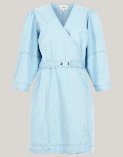 Shoeby Denim Mini Jurk Bleached<DAMES Jurken