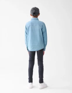 Shoeby Denim Overhemd Blauw< Overhemden