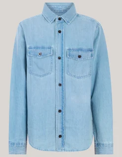 Shoeby Denim Overhemd Blauw< Overhemden