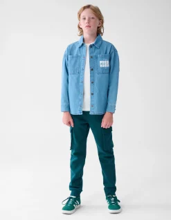 Shoeby Denim Overhemd Blauw< Overhemden