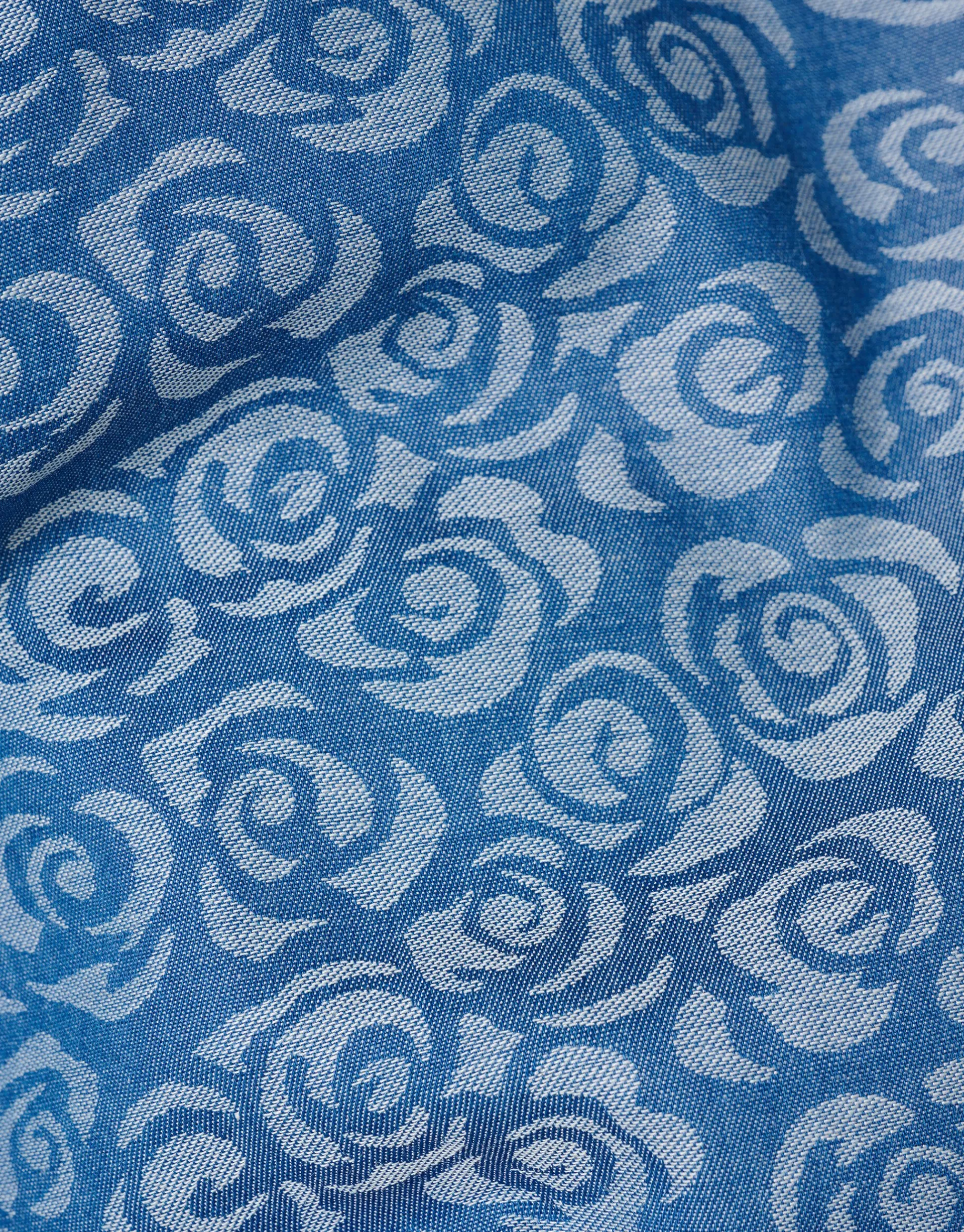 Shoeby Denim Printed Top Blauw<DAMES Tops