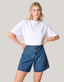 Shoeby Denim Short Donkerblauw<DAMES Shorts