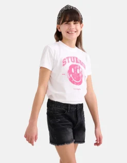 Shoeby Destroy Denim Short Zwart< Shorts