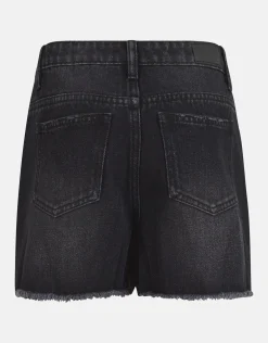 Shoeby Destroy Denim Short Zwart< Shorts