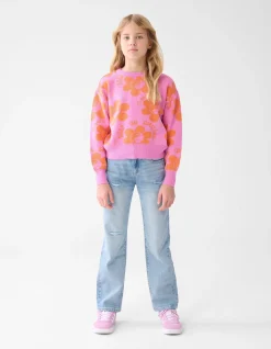 Shoeby Destroyed Straight Fit Jeans Lichtblauw< Jeans