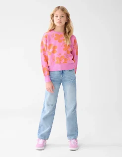 Shoeby Destroyed Straight Fit Jeans Lichtblauw< Jeans