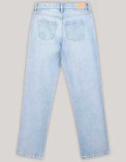 Shoeby Destroyed Straight Fit Jeans Lichtblauw< Jeans
