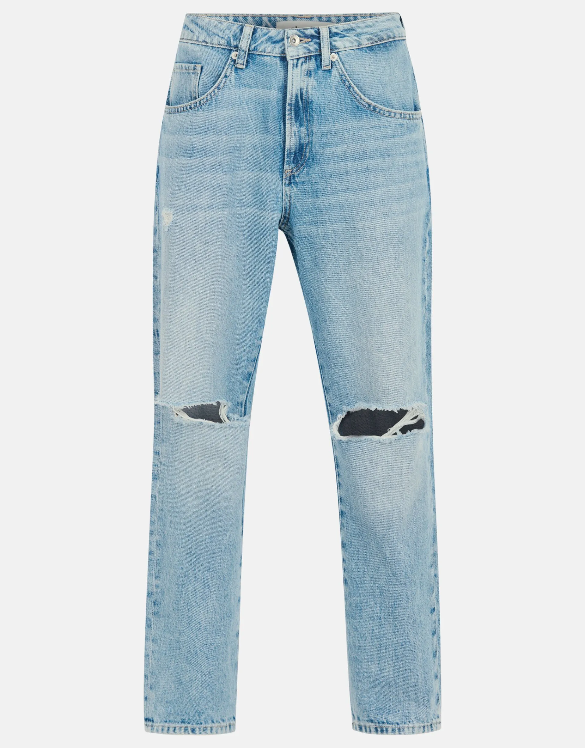 Shoeby Destroyed Straight Jeans L30<DAMES Jeans
