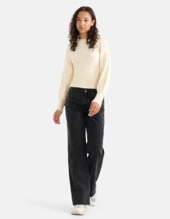Shoeby Diagonaal Trui Gebroken Wit<DAMES Truien En Sweaters