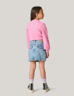 Shoeby Diagonaal Trui Roze< Gebreide Truien