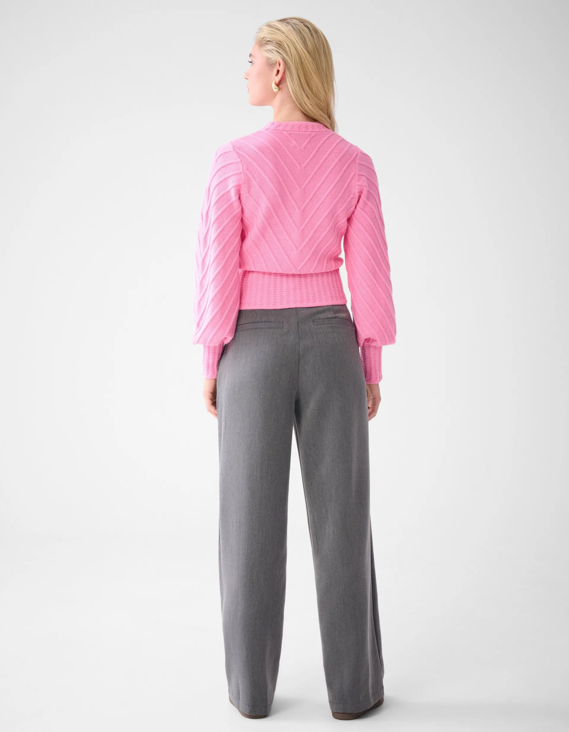 Shoeby Diagonaal Trui Roze<DAMES Truien En Sweaters