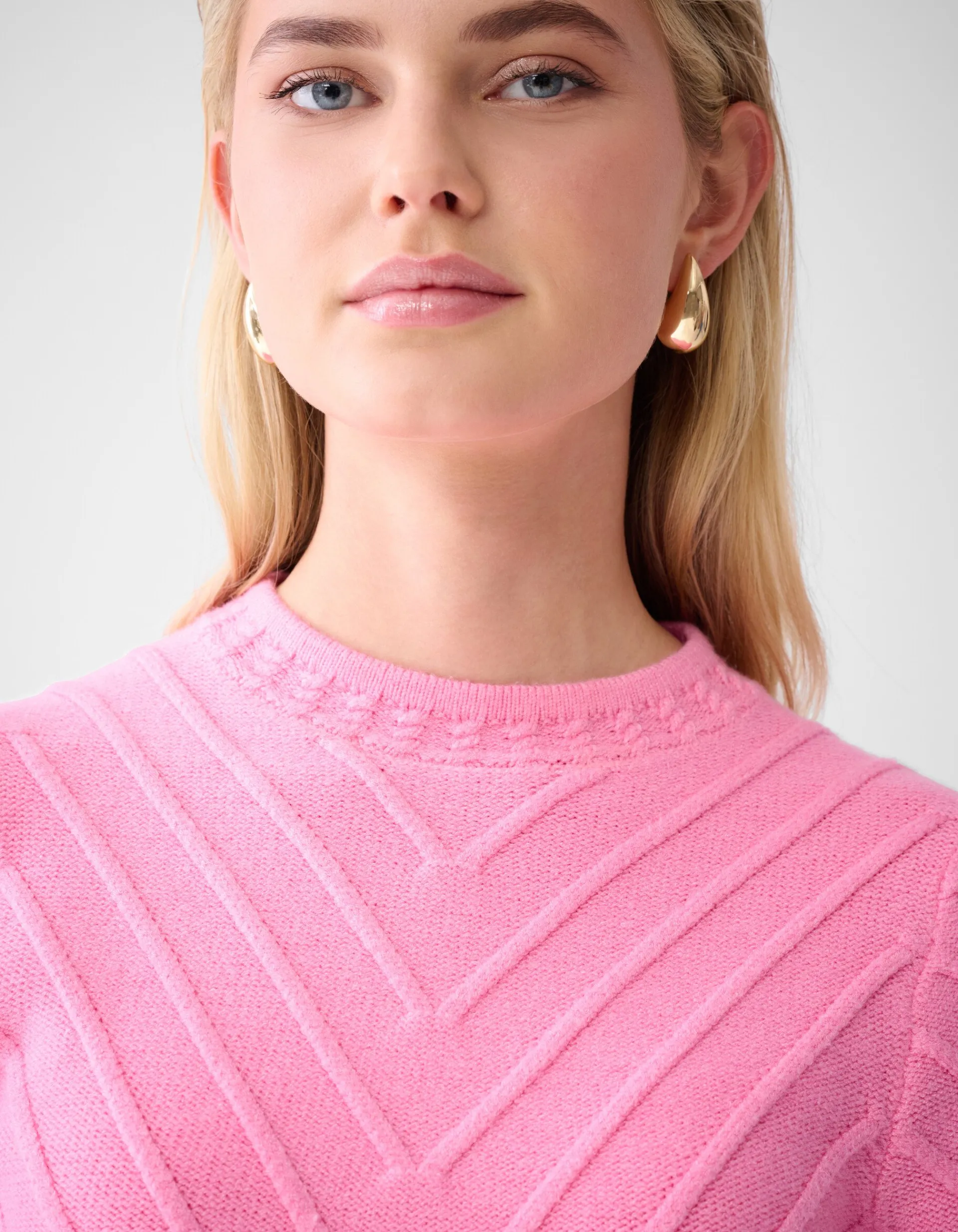 Shoeby Diagonaal Trui Roze<DAMES Truien En Sweaters