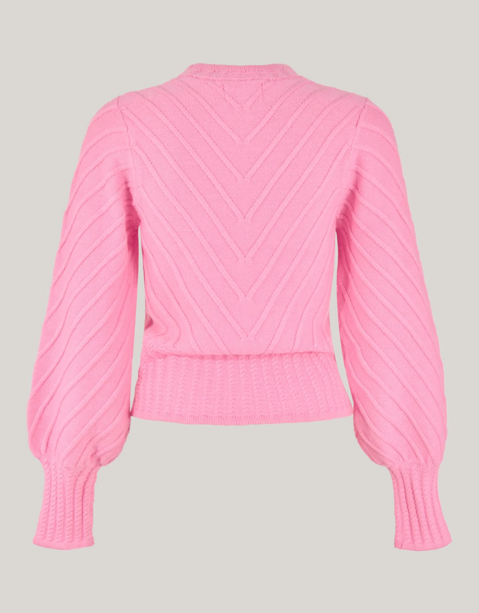 Shoeby Diagonaal Trui Roze<DAMES Truien En Sweaters