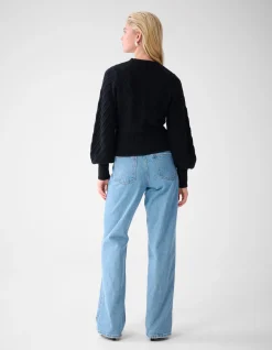 Shoeby Diagonaal Trui Zwart<DAMES Truien En Sweaters