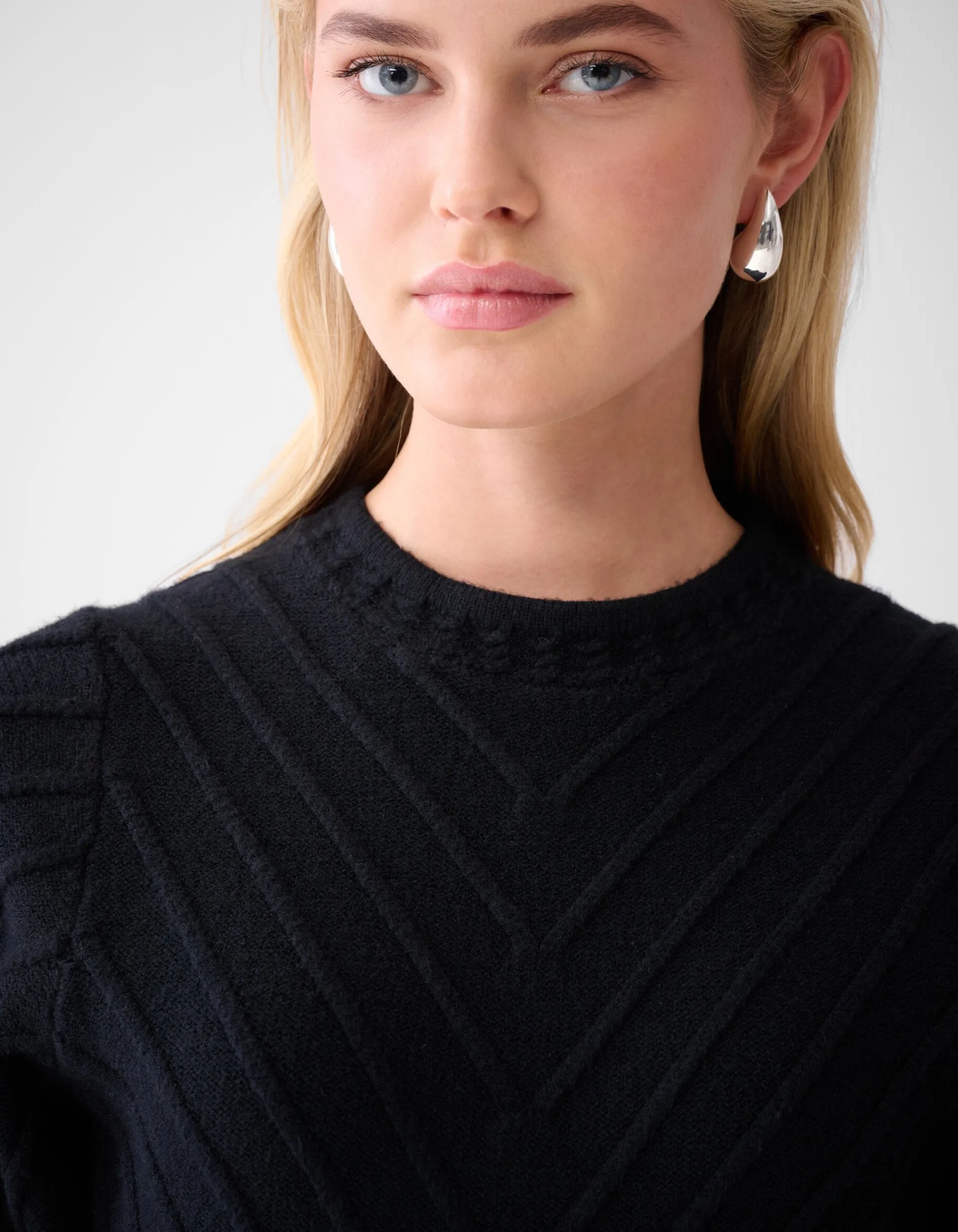 Shoeby Diagonaal Trui Zwart<DAMES Truien En Sweaters