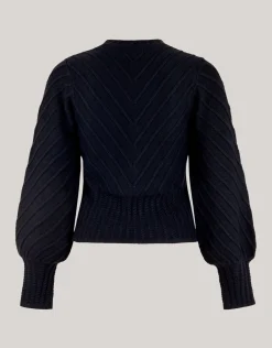 Shoeby Diagonaal Trui Zwart<DAMES Truien En Sweaters