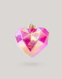 Shoeby Diamond Heart Kerstbal Roze By Fred<DAMES Overige Accessoires