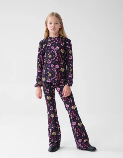 Shoeby Doodle Print Top Zwart< Tops Lange Mouw
