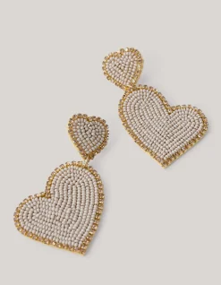 Shoeby Double Heart Oorbellen<DAMES Sieraden