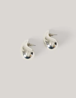 Shoeby Drop Shape Oorbellen Zilver<DAMES Sieraden