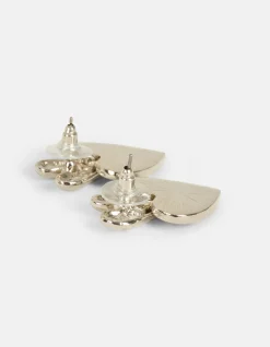 Shoeby Dubbele Hart Oorbellen Zilver<DAMES Sieraden