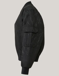 Shoeby Embellished Bomber Zwart<DAMES Jacks