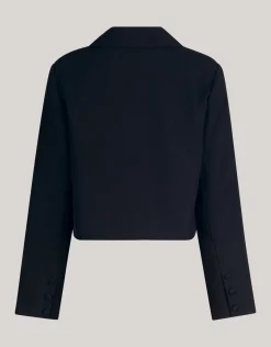 Shoeby Embellished Cropped Blazer Zwart< Blazers