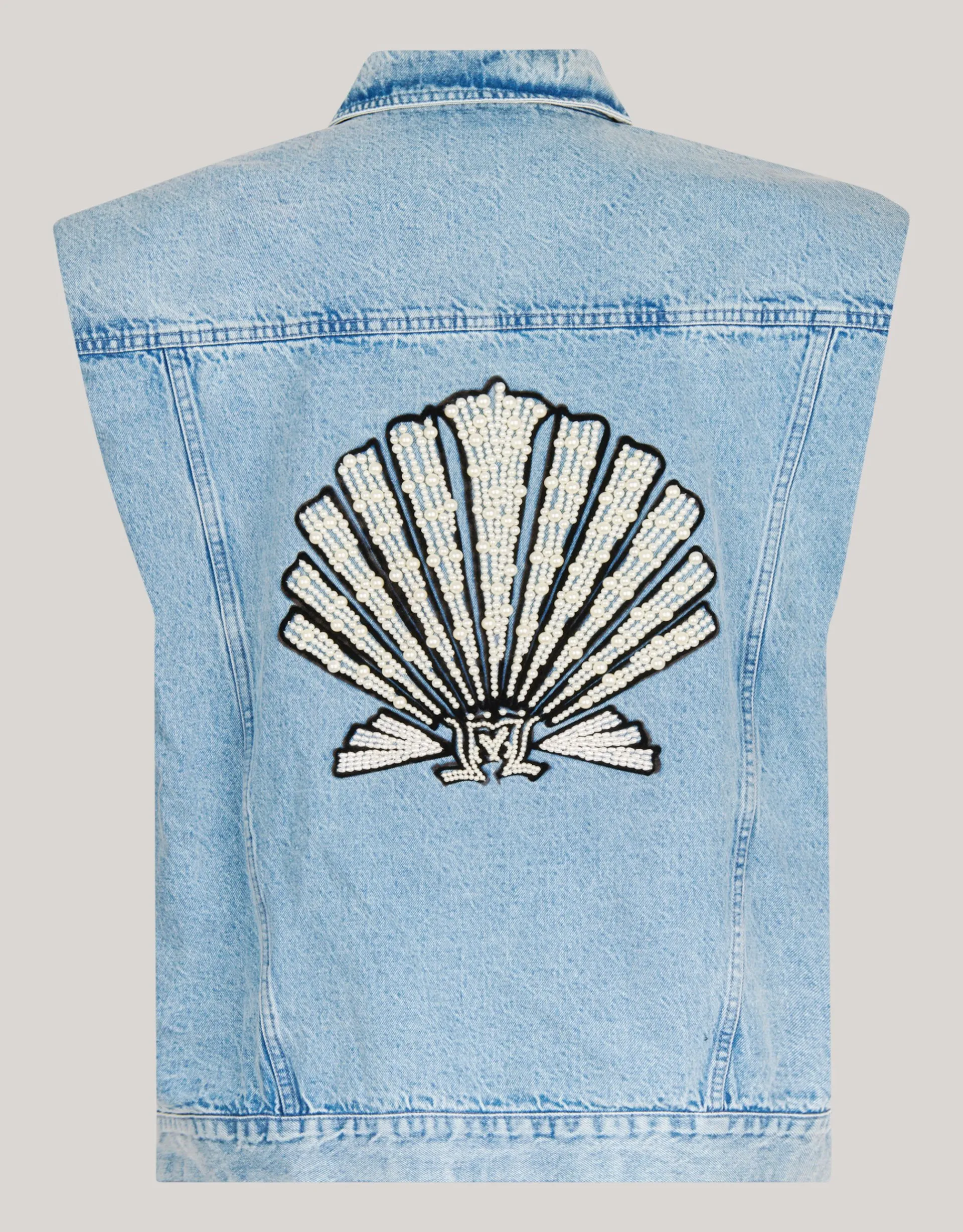 Shoeby Embellished Denim Gilet By Lizzy<DAMES Gilets