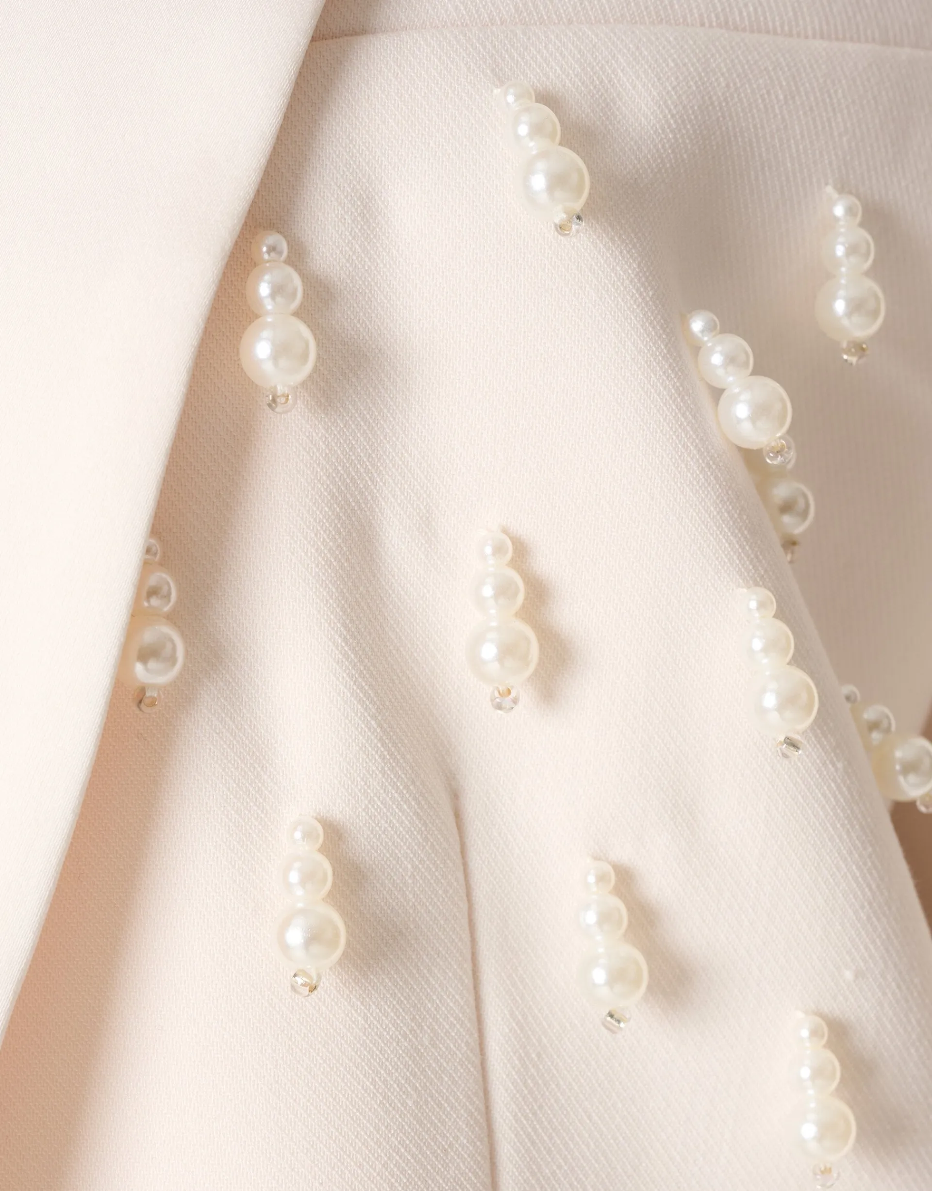 Shoeby Embellished Oversized Blazer Gebroken Wit<DAMES Blazers