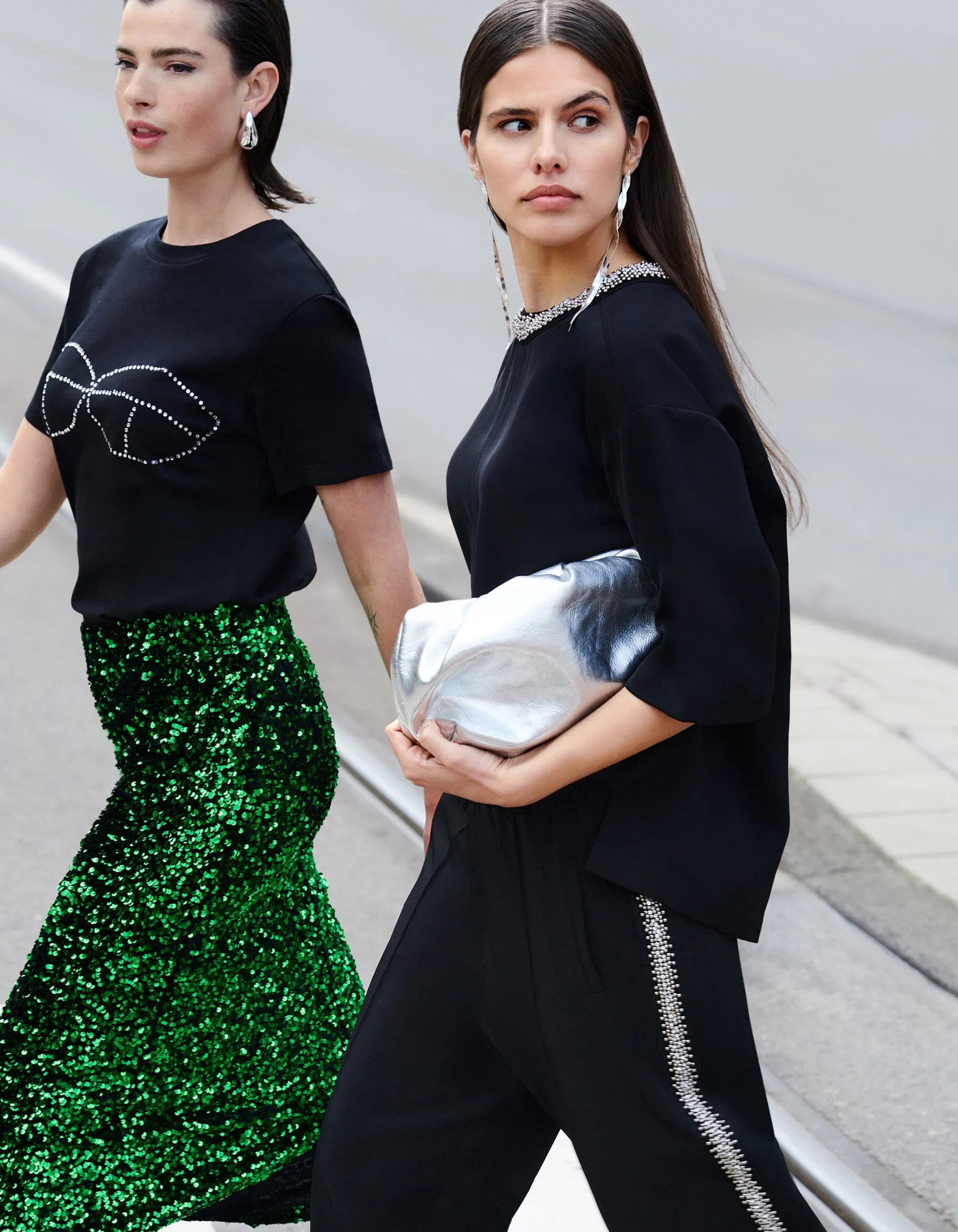 Shoeby Embellished Top Zwart<DAMES Tops