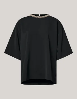 Shoeby Embellished Top Zwart<DAMES Tops