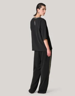 Shoeby Embellished Top Zwart<DAMES Tops