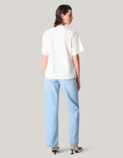 Shoeby Embellished T-shirt Wit<DAMES T-Shirts