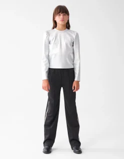 Shoeby Embellished Wide Leg Broek Zwart< Broeken