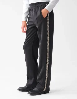 Shoeby Embellished Wide Leg Broek Zwart< Broeken