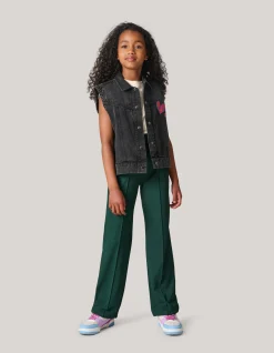 Shoeby Embroidery Gilet Donkergrijs< Gilets
