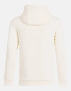 Shoeby Embroidery Hoodie Gebroken Wit<Heren Truien En Sweaters