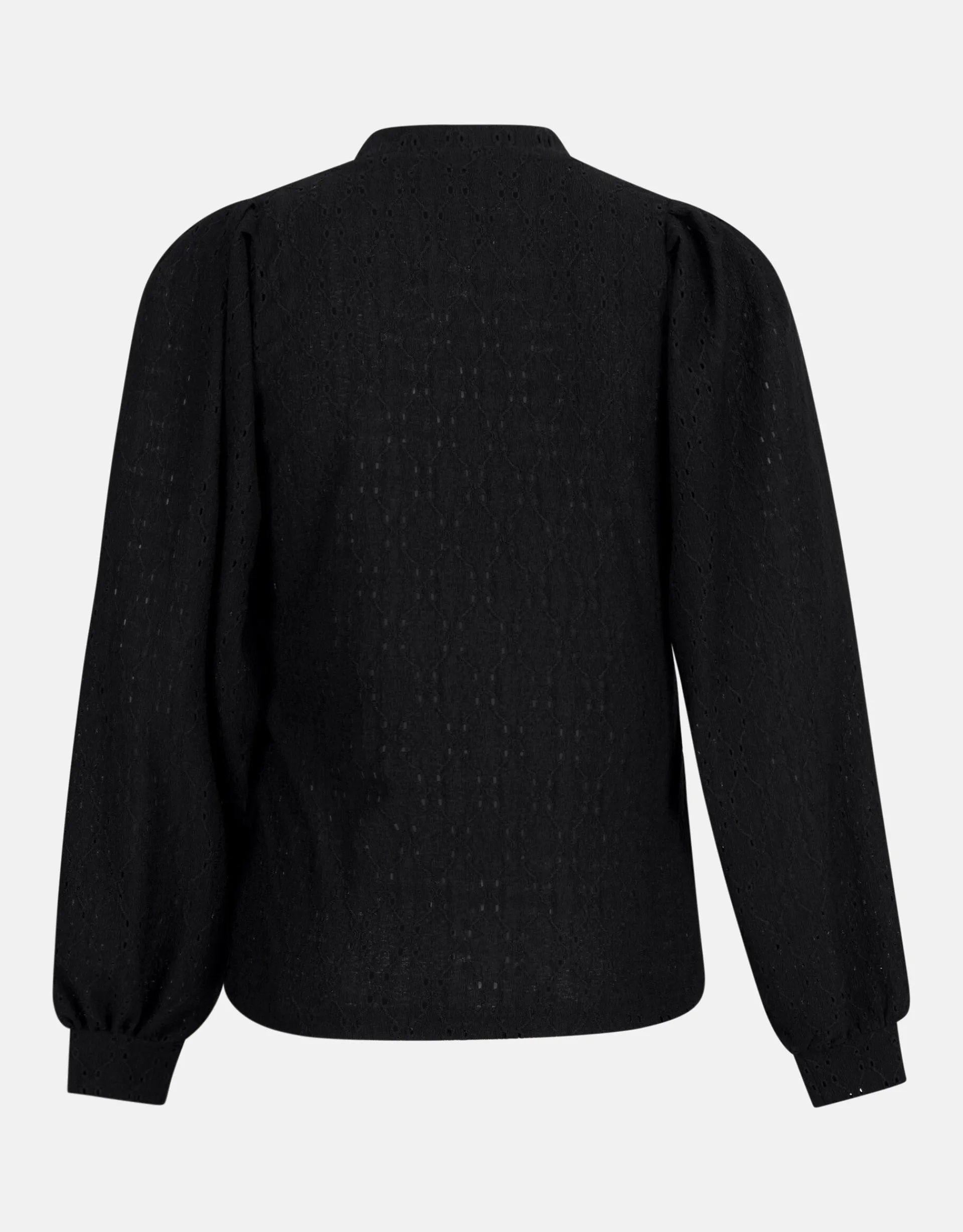 Shoeby Embroidery Longsleeve Zwart<DAMES T-Shirts|Tops