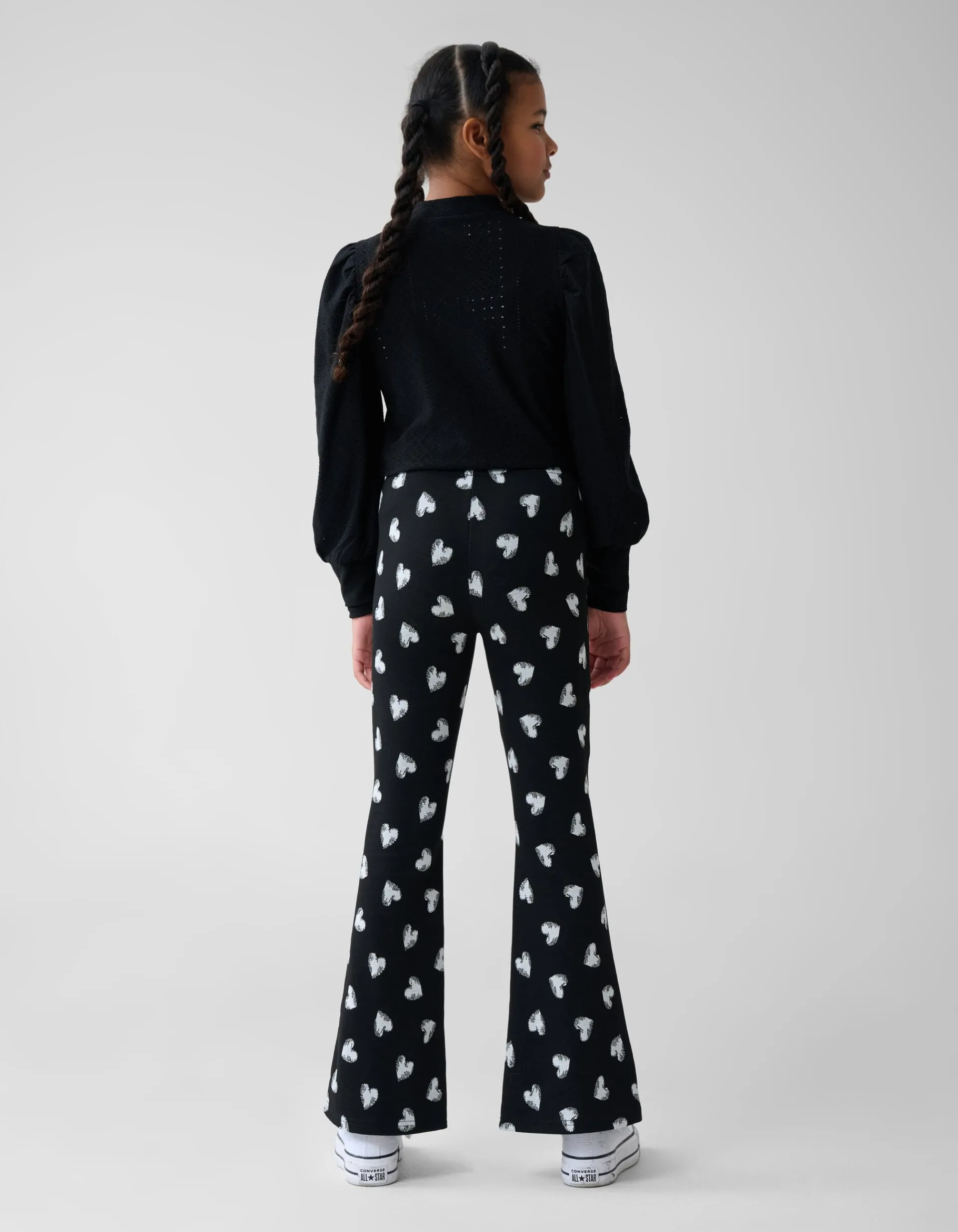 Shoeby Embroidery Longsleeve Zwart< T-Shirts