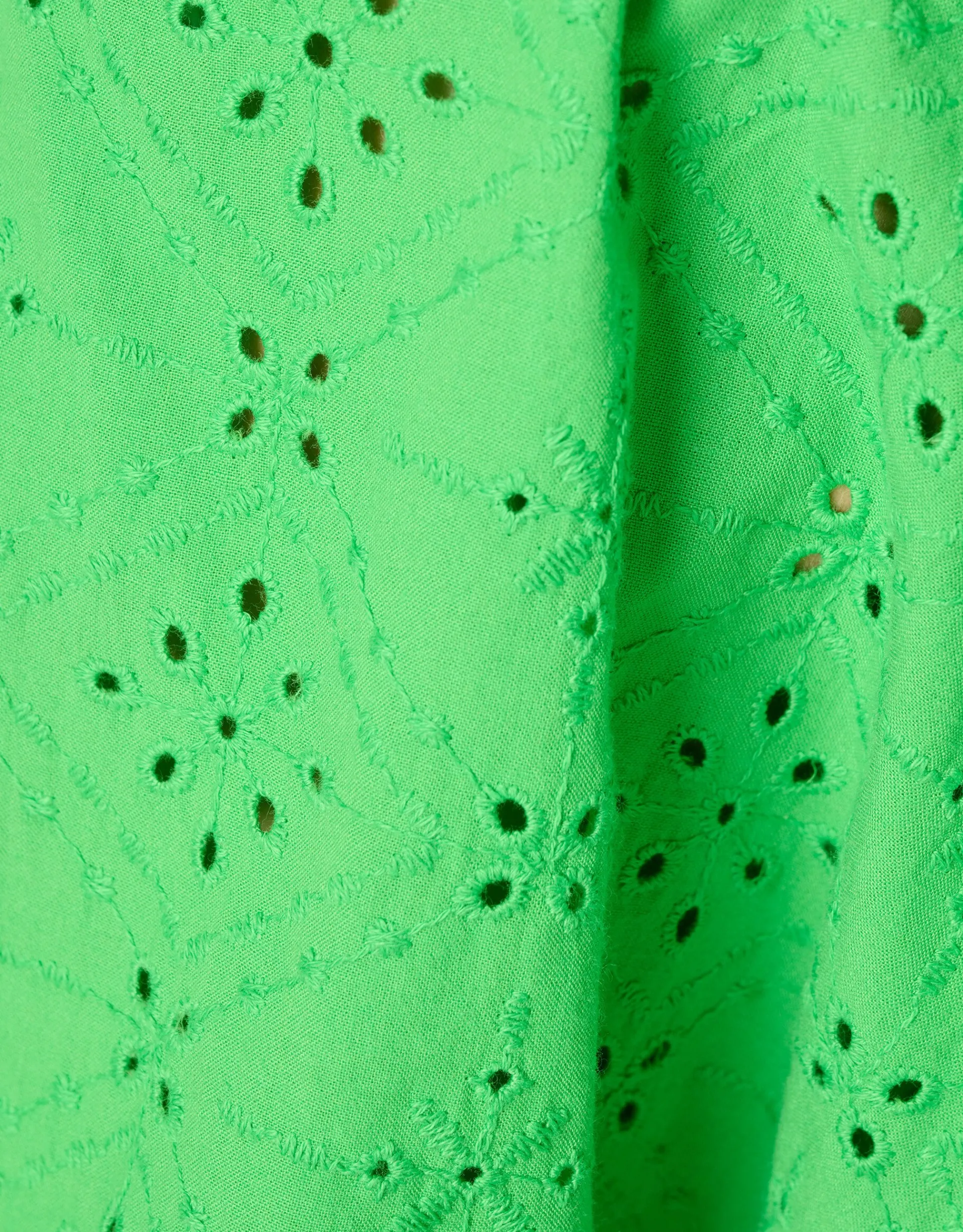 Shoeby Embroidery Pofmouw T-shirt Groen<DAMES T-Shirts