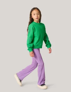 Shoeby Embroidery Sweater Donkergroen< Sweaters En Hoodies