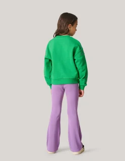 Shoeby Embroidery Sweater Donkergroen< Sweaters En Hoodies