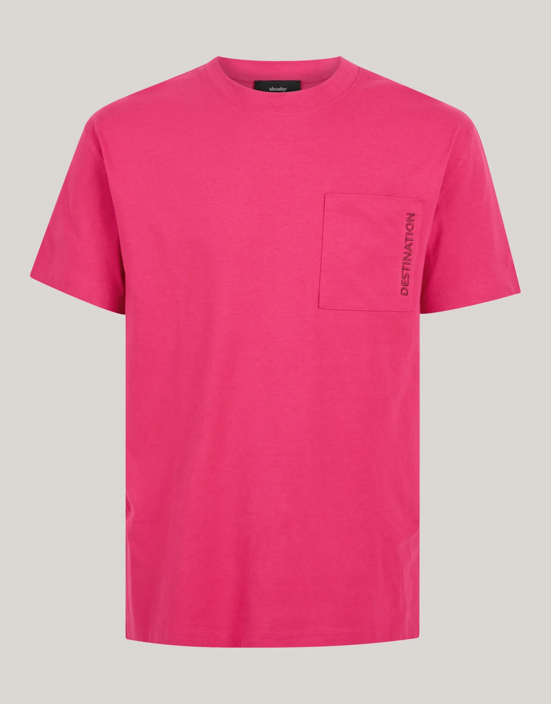 Shoeby Embroidery T-shirt Rood<Heren T-Shirts En Polo's